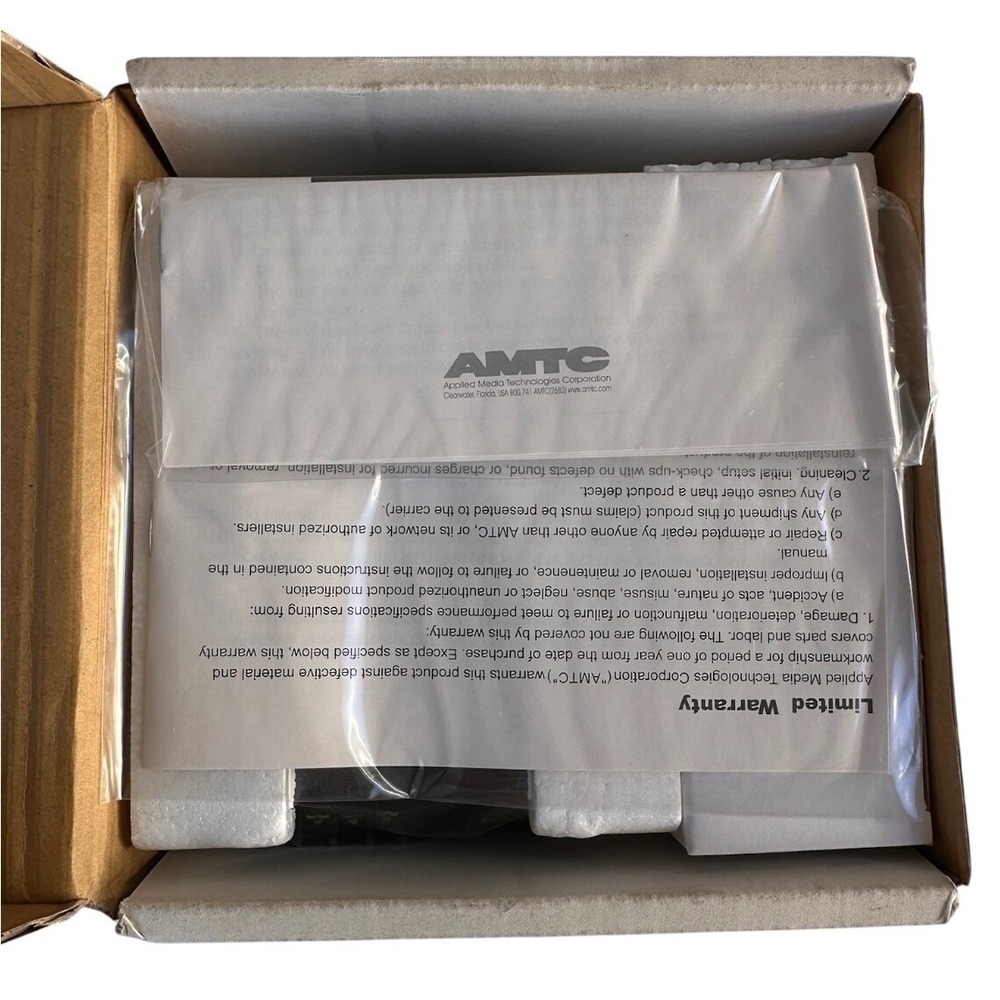 AMTC Applied Media Technologies Corporation PA Amplifier 8W Cont./12W EQ-AMP08W - Picture 5 of 8